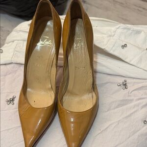 Christian Louboutin Caramel Leather Heels